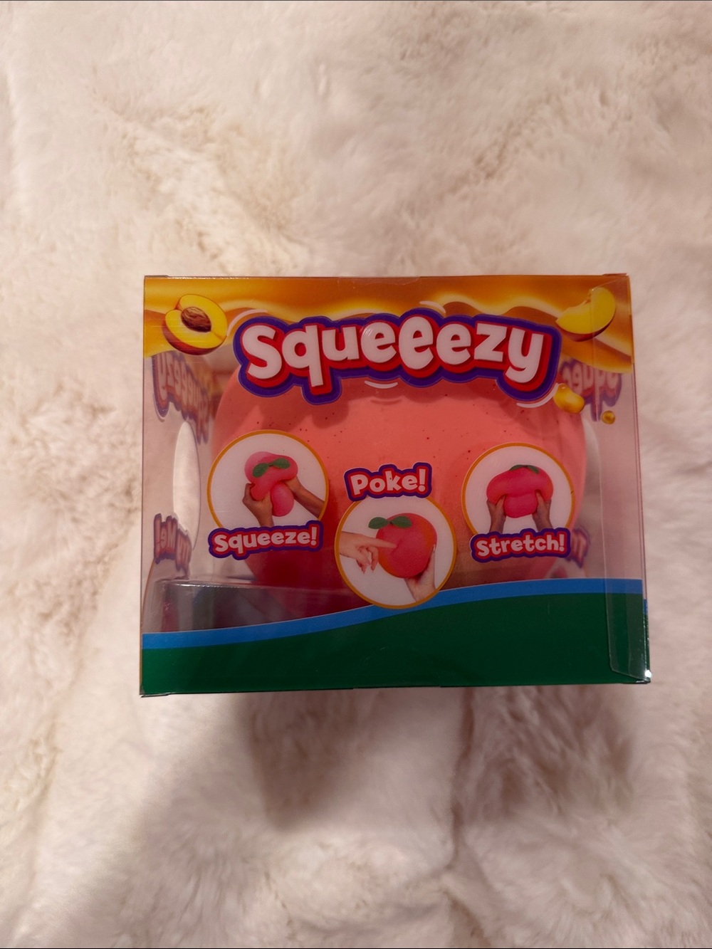 Sunny Days Squeeezy Peach Stretch & Squeeze Squishy Toy